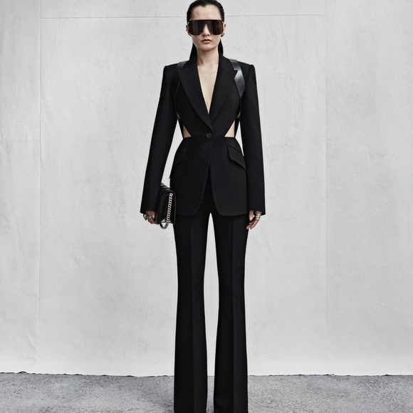 Alexander McQueen Black Harness Blazer - Picture 4 of 15